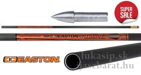 Easton Triumph nyílvessző cső bushinggal és 100 graines gyakorló heggyel - 12 -db 