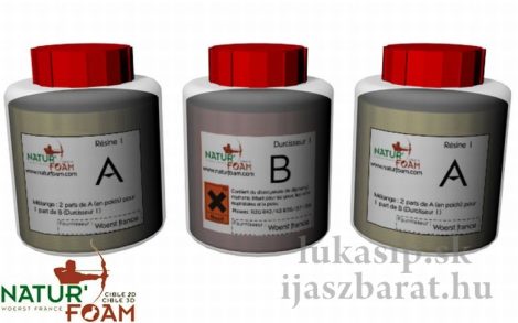 3D vesszőfogó javító szett - kétkomponensű hab - nagy 3 kg kiszerelés