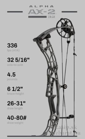Csigás íj: Hoyt Alpha AX-2 32 - 2025 - ös modell