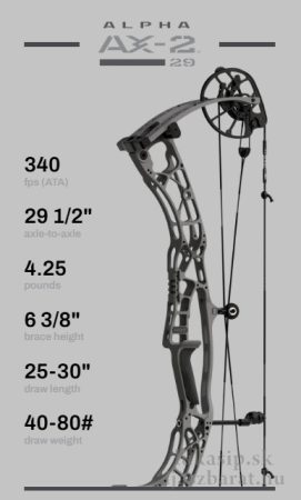 Csigás íj: Hoyt Alpha AX-2 29 és AX-2 SD - 2025 - ös modell