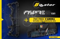  Booster Inspire 18"-29,5" / 20-70# RTS csigás íj szett + Aurora Midi tok