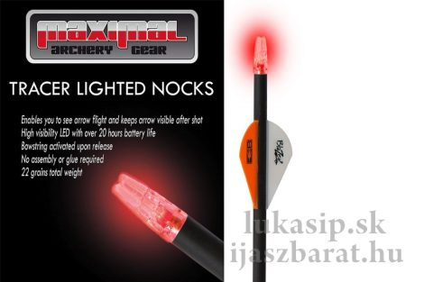 Nock Maximal Tracer lighted " nock, S" 3db